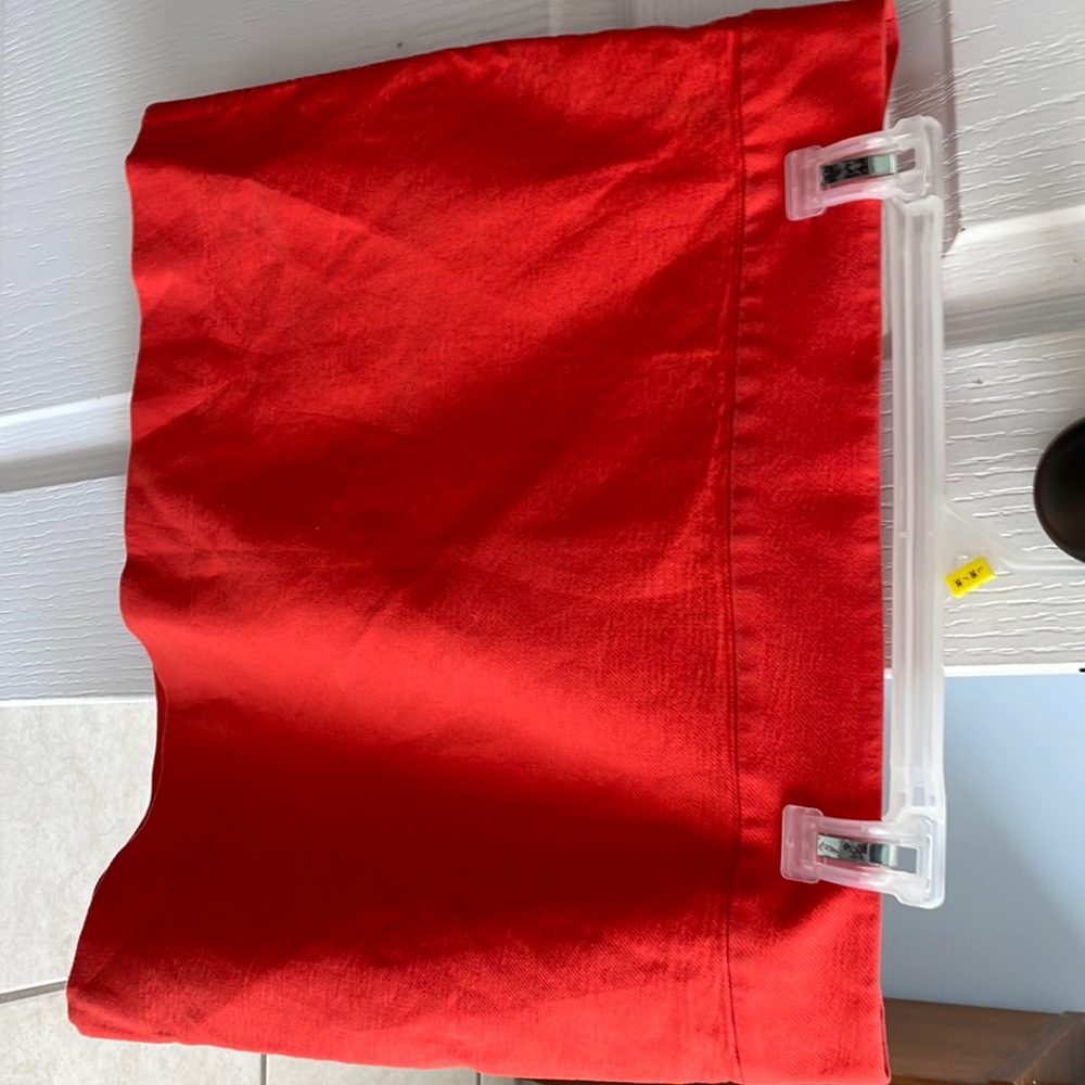 J Cree Orange Skirt Size 12